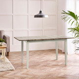 Salcombe Extending Light Grey Wooden Table with 4 Whitby Chairs & 1 Large Bench - Salcombe-Whitewash-Light-Grey-Rectangle-Extending-Dining-Table-3.jpg