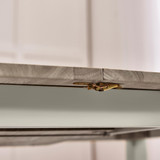 Salcombe Extending Light Grey Wooden Table with 4 Whitby Chairs & 1 Large Bench - Salcombe-Whitewash-Light-Grey-Rectangle-Extending-Dining-Table-6.jpg