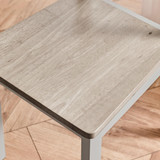 Salcombe Extending Light Grey Wooden Table with 4 Whitby Chairs & 1 Large Bench - Whitby-Dining-Chair-Whitewash-Light-Grey-7.jpg