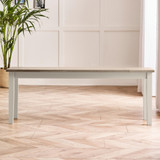 Salcombe Extending Light Grey Wooden Table with 2 Whitby Chairs & 2 Large Benches - Tenby-Bench-Whitewash-LGrey-Large-2.jpg