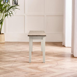 Salcombe Extending Light Grey Wooden Table with 2 Whitby Chairs & 2 Large Benches - Tenby-Bench-Whitewash-LGrey-Large-3.jpg
