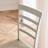 Salcombe Extending Light Grey Wooden Table with 2 Whitby Chairs & 2 Large Benches - Whitby-Dining-Chair-Whitewash-Light-Grey-6.jpg