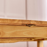 Salcombe Extending Oak Effect Wooden Table & 6 Whitby Dining Chairs - Salcombe-Oak-Rectangle-Extending-Dining-Table-6.jpg