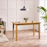 Salcombe Extending Oak Effect Wooden Table with 4 Whitby Chairs & 1 Large Bench - Salcombe-Oak-Rectangle-Extending-Dining-Table-2.jpg