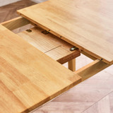 Salcombe Extending Oak Effect Wooden Table & 2 Tenby Benches - Salcombe-Oak-Rectangle-Extending-Dining-Table-5.jpg