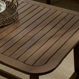 Lydiard Walnut Wood & Black 7 Seat Garden Dining Set - LYDI-OUT-SOF-DIN-SET-WAL-BLK-8-Image 6.jpg