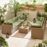 Orlando Beige Rattan & Green 10 Seat Modular Garden Sofa - ORL-NAT-GRN-OUT-SOF-10_5.jpg