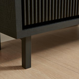 Penrose 3 Door Black Wood Shoe Storage Cabinet - Penrose-shoe-storage-black-7.jpg