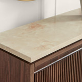 Penrose Walnut & Cream Marble Effect Shoe Storage Cabinet - Penrose-shoe-storage-walnut-cream-marble-5.jpg