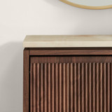 Penrose Walnut & Cream Marble Effect Shoe Storage Cabinet - Penrose-shoe-storage-walnut-cream-marble-6.jpg