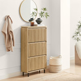 Penrose Oak Effect Wood Shoe Storage Cabinet - PENR-SHO-STO-OAK_1.jpg