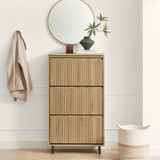 Penrose Oak Effect Wood Shoe Storage Cabinet - PENR-SHO-STO-OAK_2.jpg