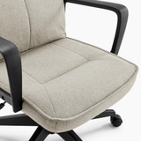 Vesper Light Grey Linen Fabric Swivel Office Chair - Vesper-Office-Chair-Light-Grey_7.jpg
