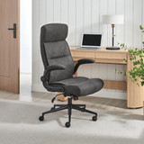 Greer Black Faux Leather Executive Swivel Office Chair - Greer-Office-Chair-Black_1.jpg