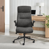 Greer Black Faux Leather Executive Swivel Office Chair - Greer-Office-Chair-Black_2.jpg