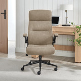 Greer Beige Faux Leather Executive Swivel Office Chair - Greer-Office-Chair-Natural_2.jpg