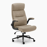 Greer Beige Faux Leather Executive Swivel Office Chair - Greer-Office-Chair-Natural_3.jpg