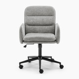 Diora Grey Jumbo Corduroy Swivel Office Chair - Diora-Office-Chair-Grey_4.jpg