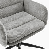 Diora Grey Jumbo Corduroy Swivel Office Chair - Diora-Office-Chair-Grey_7.jpg