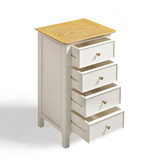 Belle Oak Wood and Cream Tallboy Chest of Drawers - BELLE-DRW-SML-OAK-CRM-WBG_3.jpg