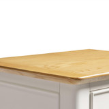Belle Solid Oak Wood and Cream Tallboy Chest of Drawers - BELLE-DRW-SML-OAK-CRM-WBG_4.jpg