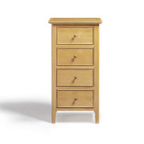 Belle Oak Wood Tallboy Chest of Drawers - BELLE-DRW-SML-OAK-WBG_2.jpg