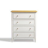 Belle 4 Drawer Solid Oak Wood and Cream Chest of Drawers - BELLE-DRW-LRG-OAK-CRM-WBG_2.jpg
