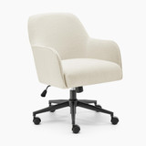 Vivienne Cream Boucle Swivel Office Chair - Vivienne-Office-Chair-Cream_3.jpg