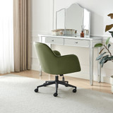 Vivienne Olive Green Velvet Swivel Office Chair - Vivienne-Office-Chair-Green_1.jpg