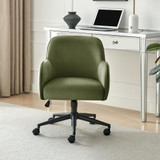 Vivienne Olive Green Velvet Swivel Office Chair - Vivienne-Office-Chair-Green_2.jpg