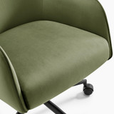 Vivienne Olive Green Velvet Swivel Office Chair - Vivienne-Office-Chair-Green_7.jpg