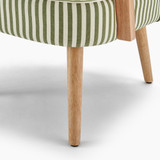 Sylvie Accent Chair Green and Cream Stripe Oak Effect Legs - Sylvie-Green-accent-chair_8.jpg
