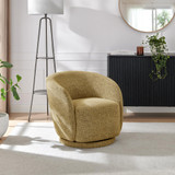 Romilly Mustard Yellow Fabric Swivel Accent Tub Chair - Romilly-Yellow-accent-chair_1.jpg