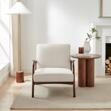 Esmeray Beige Fabric Mid Century Modern Accent Chair - Esmeray-cream-fabric-accent-chair_2.jpg