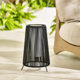 Naples Black Rattan Solar Outdoor Lantern - NAPL-FLR-LMP-OUT-BLK-SML_1.jpg