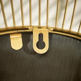 Flora Gold Medium Round Flower Frame 80cm Garden Mirror  - FLOR-MIR-OUT-RND-GLD-2.jpg