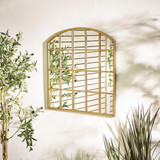 Hinton Gold Medium Arched Window 70x70cm Garden Mirror  - HINT-MIR-OUT-WND-GLD-70_1.jpg