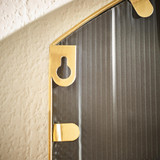 Hinton Gold Medium Arched Window 70x70cm Garden Mirror  - HINT-MIR-OUT-WND-GLD-70_4.jpg