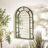 Winona Black Large Arched Window 90x60cm Garden Mirror - WINO-MIR-OUT-ARC-BLK-90-60_1.jpg
