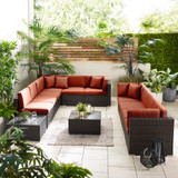 Orlando Brown Rattan & Orange 10 Seat Modular Garden Sofa - ORL-BRN-TER-OUT-SOF-10_3.jpg