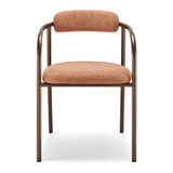 2x Rhea Terracotta Orange Fabric Dining Chairs Bronze Legs - Rhea-Dining-Chair-Orange_3.jpg