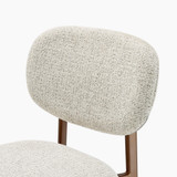2x Mirelle Grey / Beige Fabric Dining Chairs Bronze Legs - Mirelle-Dining-Chair-Cream_4.jpg