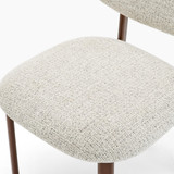 2x Mirelle Grey / Beige Fabric Dining Chairs Bronze Legs - Mirelle-Dining-Chair-Cream_5.jpg
