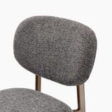 2x Mirelle Grey Fabric Dining Chairs Bronze Legs - Mirelle-Dining-Chair-Dark-Grey_4.jpg