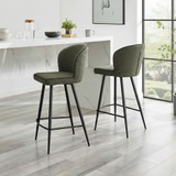 2x Catriona Grey Fabric Bar Chairs - Catriona-Bar-Stool-Grey_1.jpg