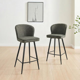 2x Catriona Grey Fabric Bar Chairs - Catriona-Bar-Stool-Grey_2.jpg