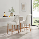 2x Belgravia Beige Fabric Bar Chairs Oak Effect Legs - 2-BEI-BEL-BAR-CHR-OAK_L1.jpg