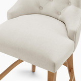 2x Belgravia Beige Fabric Bar Chairs Oak Effect Legs - Belgravia-Bar-Stool-oak-leg_5.jpg