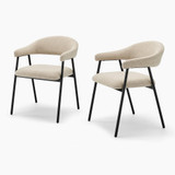 2x Delos Beige Fabric Dining Chairs - Delos-Dining-Chair-Cream_1.jpg