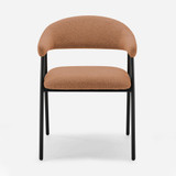 2x Delos Pale Terracotta Orange Fabric Dining Chairs - Delos-Dining-Chair-Orange_3.jpg